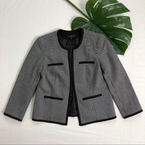 Talbots Jackets & Blazers - Talbots Crop Open Blazer Jacket Size 2 NWT